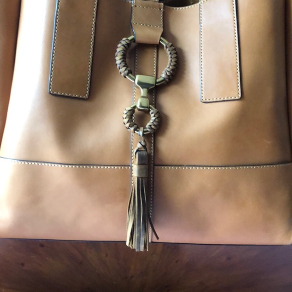 Frye Iliana wrapped tote SO RARE! Beautiful large - Picture 2 of 8